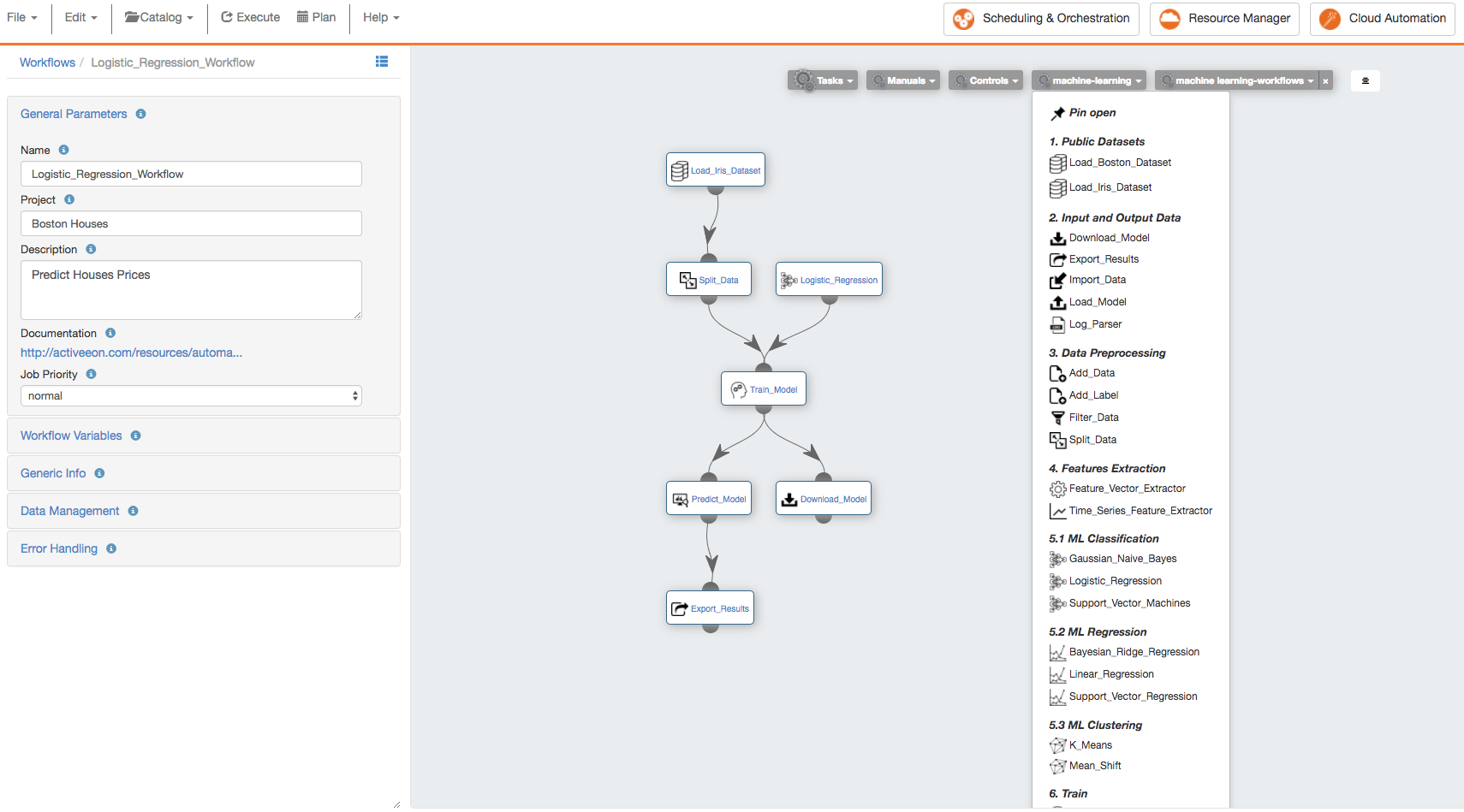 ML Workflow Example