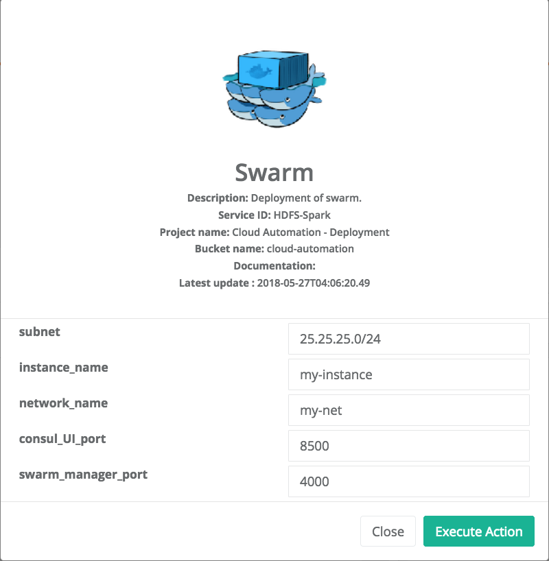 PCA execute swarm2