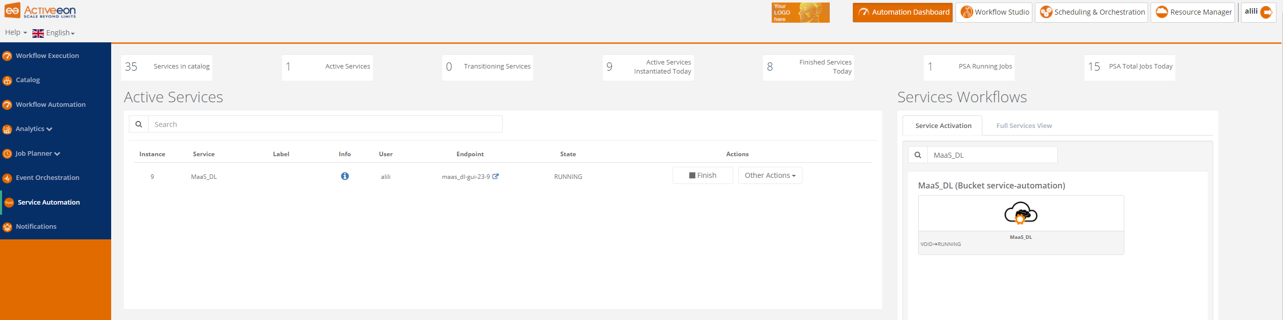 MAAS DL Delete Service