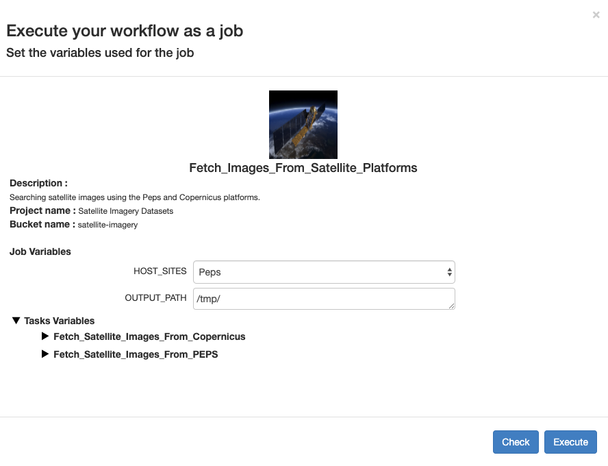 Fetch Satellite Images